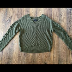 Olive green sweater